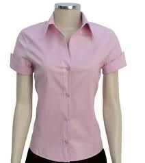 Camisa Social Femina Pink Cat Pç
